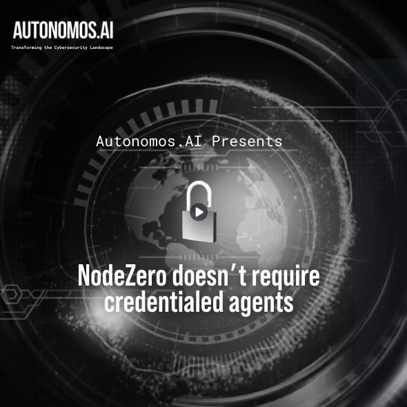 NodeZero doesn’t require credentialed agents