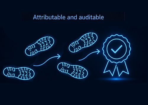 accountable Attributable and Auditable action by AI